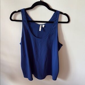 Frenchi Deep Blue Sleeveless Top